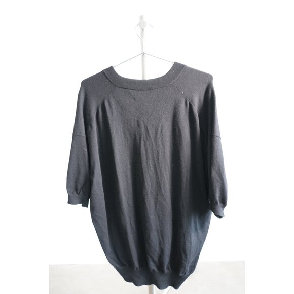 Prada Knit Sweater Black with Stripe Detail - Picture 2 of 3